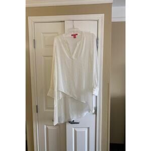 Sheer Blouse with Metalic Detail